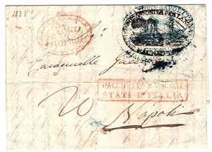 VIE DI MARE - Da Genova 17 DIC 1838 a Napoli ... 