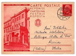 CARTOLINE REGNO DITALIA - C 76/4, RISP 75c. ... 
