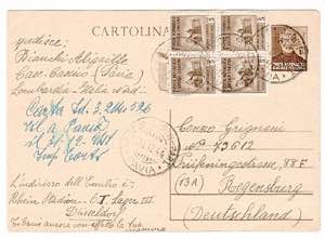 CARTOLINE R.S.I. - C 112, 30 c. da Pavia ... 