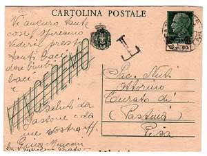 CARTOLINE LUOGOTENENZA - C 114, 60/15 c. ... 