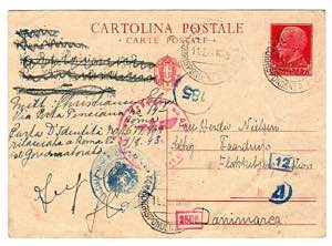 CARTOLINE R.S.I. - C 81, 75 c. da Roma ... 