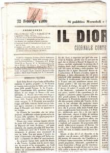 REGNO DI NAPOLI - IL DIORAMA del 22 FEB 1860 ... 