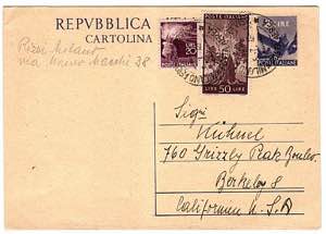 CARTOLINE REPUBBLICA - C 134A, 8 l. Democr. ... 