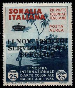 SOMALIA - Servizio aereo speciale 25 c. ... 