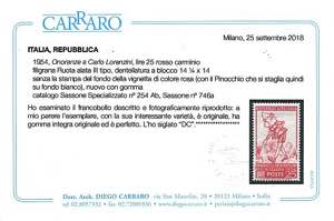 POSTA ORDINARIA - Pinocchio 25 l. ... 