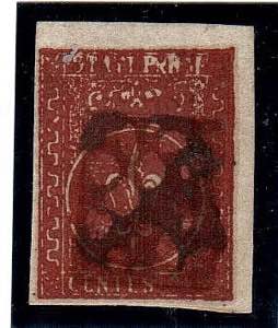 PARMA - II em. 25 c. bruno rosso scuro ... 