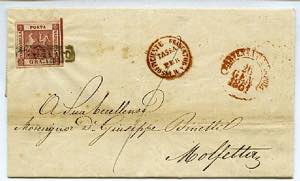 REGNO DI NAPOLI - Da Napoli 26 GEN 1861 a ... 