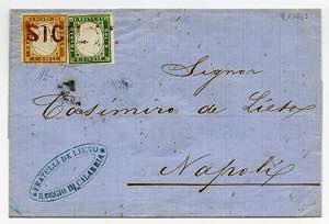 VIE DI MARE - Da Reggio Calabria 7 GEN 1863 ... 