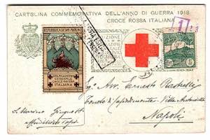 SAN MARINO - Cartolina commemorativi 1918 ... 