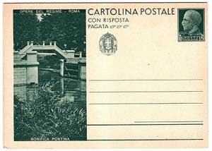 CARTOLINE REGNO DITALIA - C 74, 15 + 15 c. ... 