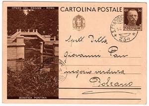 CARTOLINE REGNO DITALIA - C 72, 30 c. Opere ... 