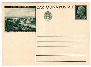 CARTOLINE REGNO DITALIA - C 87, 15 c. Opere ... 