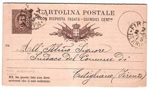 CARTOLINE REGNO DITALIA - C 6/84, 15 c. + ... 