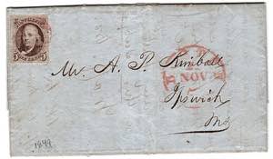 ESTERO - U.S.A. 5 c. (1) su busta da Boston ... 