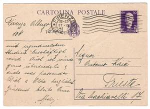 CARTOLINE REGNO DITALIA - C 95, 50 c. ... 