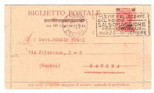 BIGLIETTI POSTALI - B 24, 50/60 c. Michetti ... 