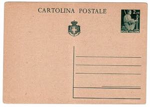 CARTOLINE LUOGOTENENZA - C 129A, 2 l. ... 