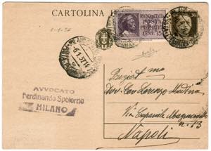 CARTOLINE REGNO DITALIA - C 80, 30 c. da ... 