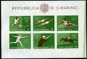 SERVIZI VARI - Olimpiadi di Roma - foglietto ... 