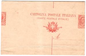 CARTOLINE REGNO DITALIA - C 36/17, 10 c. ... 