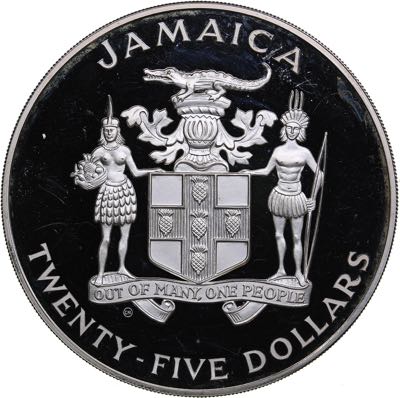 Jamaica 25 dollars 1982 ... 