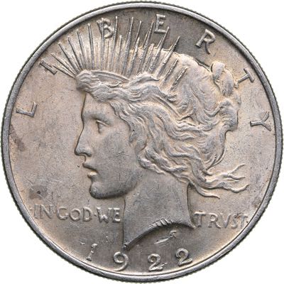 USA 1 dollar 1922
26.79 g. XF/XF