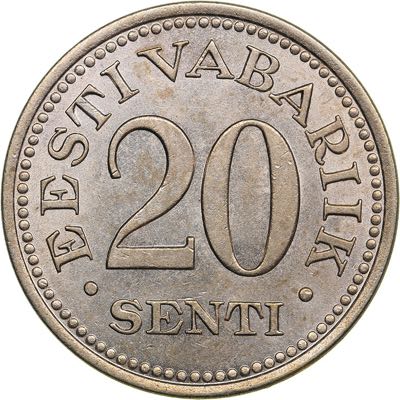 Estonia 20 senti 1935
3.97 g. ... 