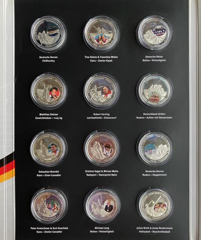 Germany silver medals set (12) - ... 