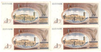 Estonia 1 kroon 1992 (4)
UNC