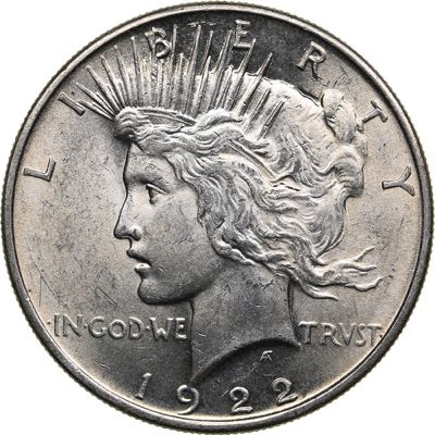 USA 1 dollar 1922
26.77 g. AU/AU ... 