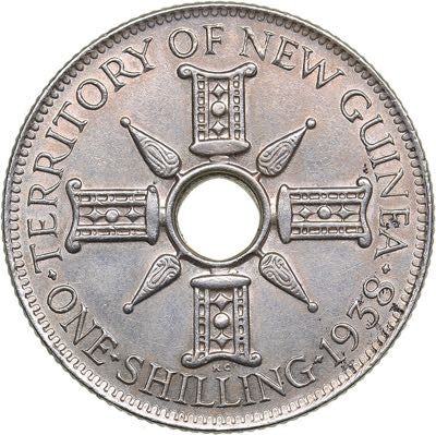 New Guinea Shilling 1938 - George ... 