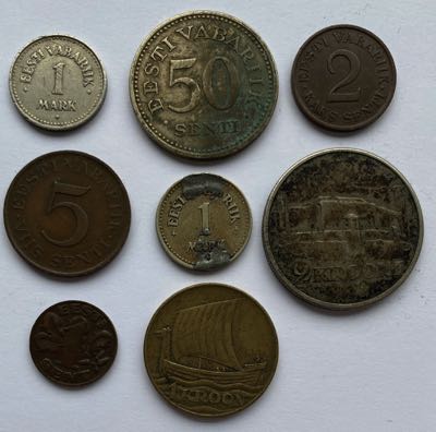 Estonia lot of coins (8)
(8)