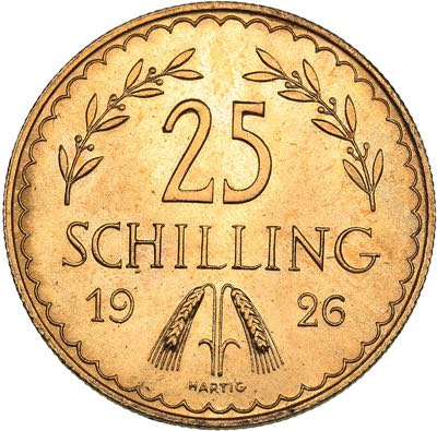 Austria 25 schilling 1926
5.89 g. ... 
