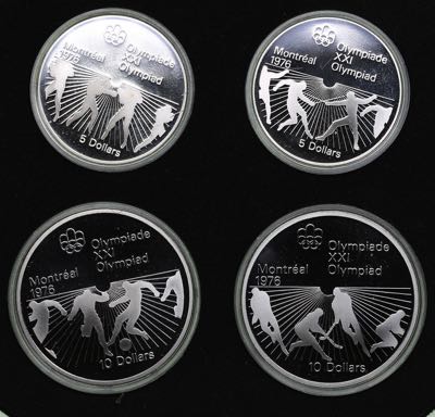 Canada coins set 1976 Olympic ... 