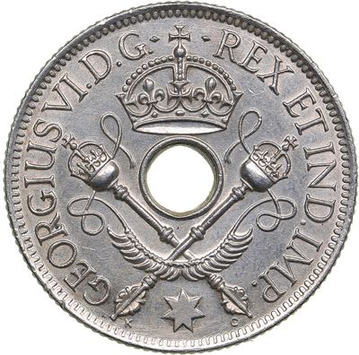 New Guinea Shilling 1938 - George ... 