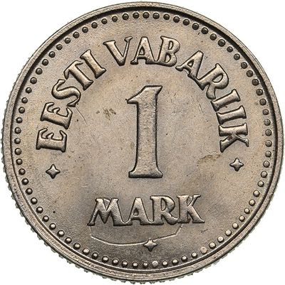 Estonia 1 mark 1924
2,52 g. AU/UNC ... 