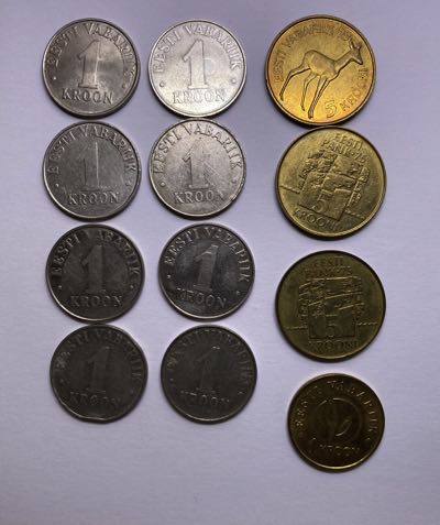 Estonia lot of coins (12)
(12)