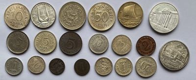 Collection of Estonian coins ... 