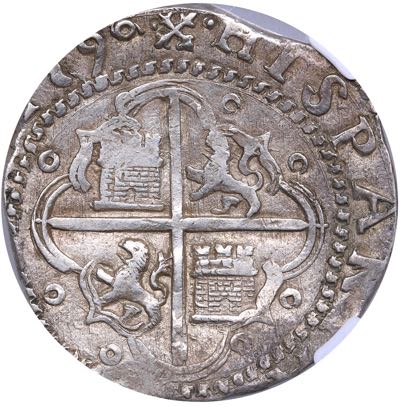 Spain - Valladolid 8 reales 1590 F ... 