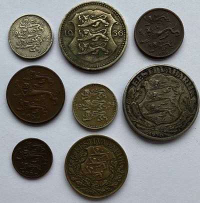 Estonia lot of coins (8)
(8)