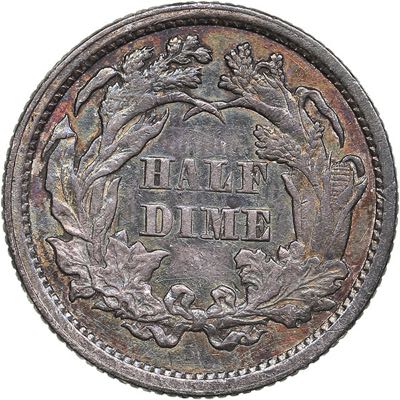 USA half dime 1873
1.22 g. VF/VF ... 