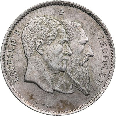 Belgia 1 franc 1880
4.98 g. XF/AU