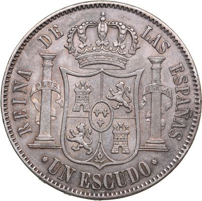 Spain 1 escudo 1867
12.97 g. ... 
