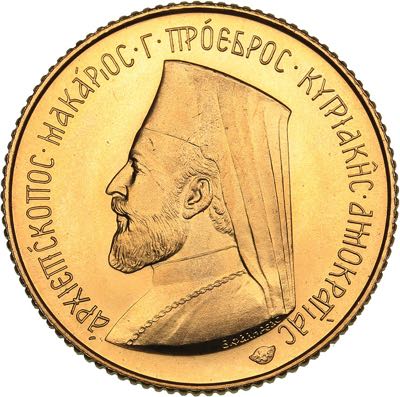 Cyprus Sovereign 1966
8.00 g. ... 