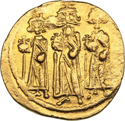 Byzantine AV solidus - Heraclius ... 