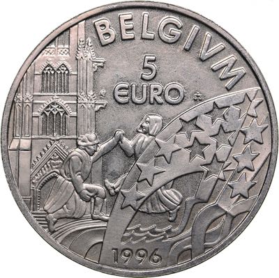 Belgia 5 euro 1996
22.41 g. ... 