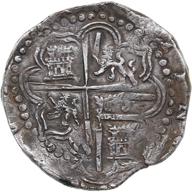 Spain 8 reales - ND Philipp II ... 