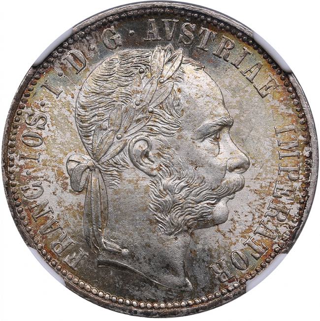 Austria 1 Florin 1879 - Franz ... 