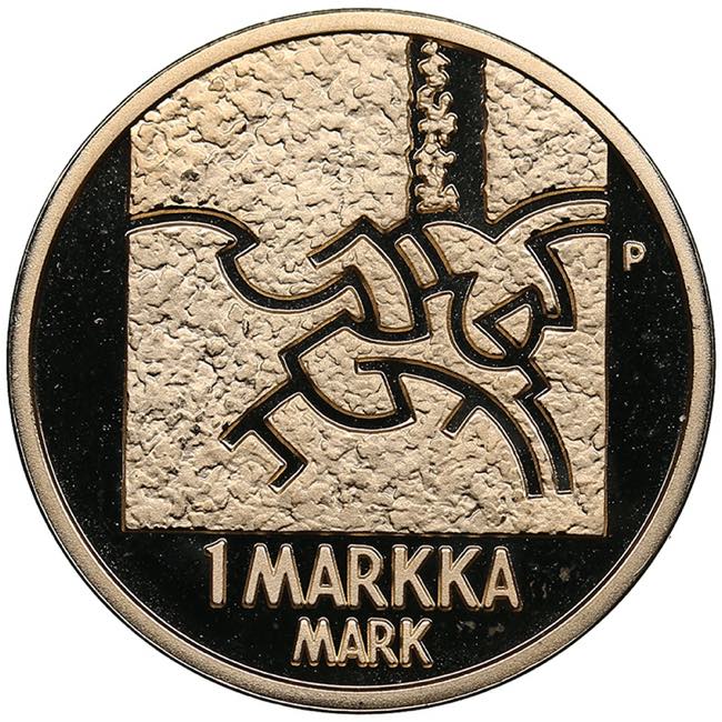 Finland 1 Markka 2001 8.65g. PROOF.