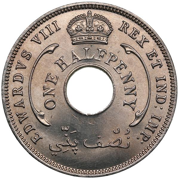 British West Africa 1 Penny 1936 ... 